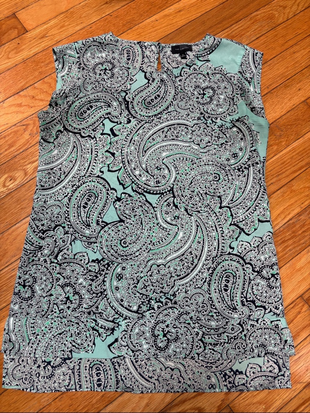 The Limited Mint and Black Paisley Sleeveless Tunic